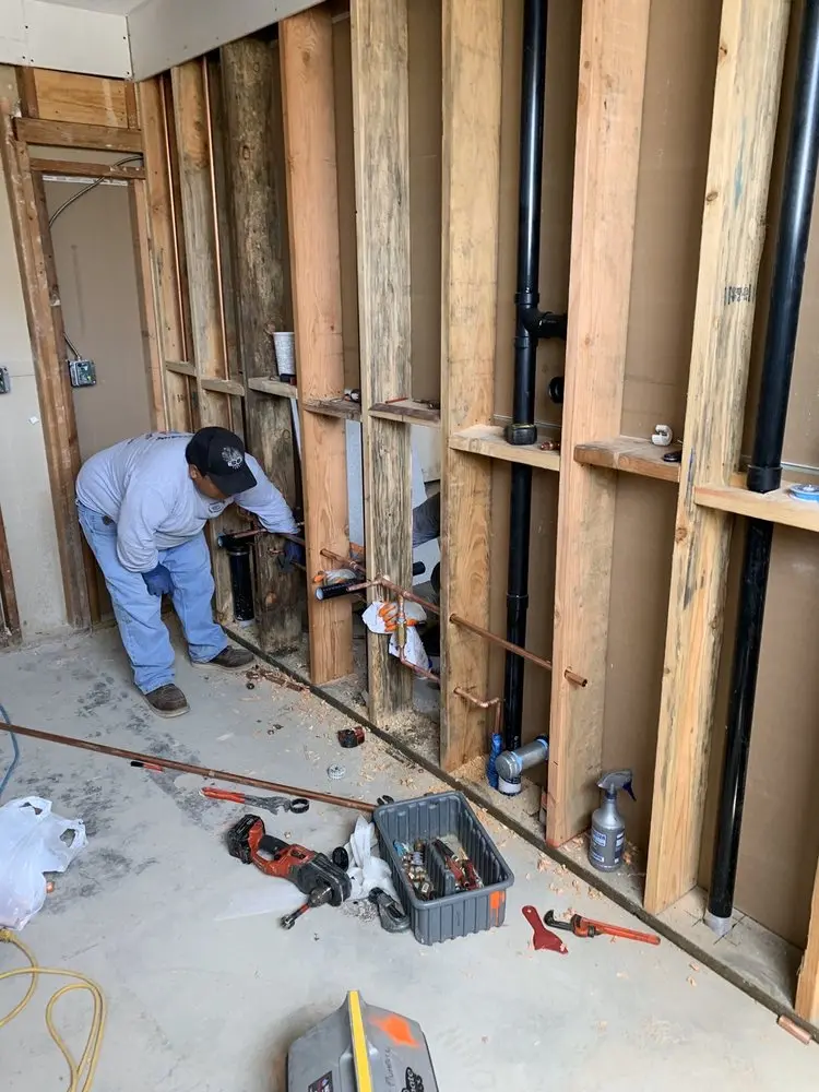 Commercial rough-in plumbing for Trenchless Sewer Repair in McCandless